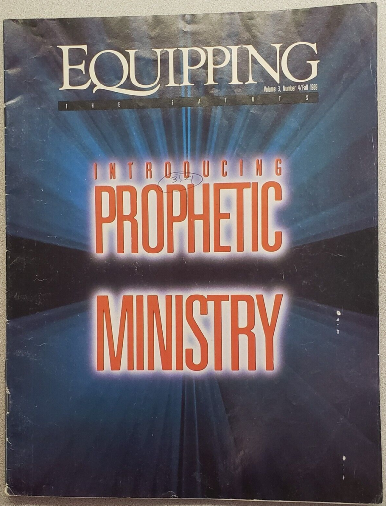 Tidningsomslag. Equipping the Saints. Introducing Prophetic Ministry.